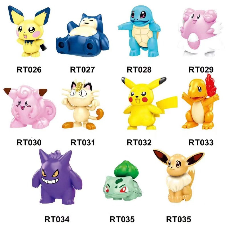 Lego Set Creator - Pokémon Assemblage Speelgoed Anime Minifiguur Bouwstenen