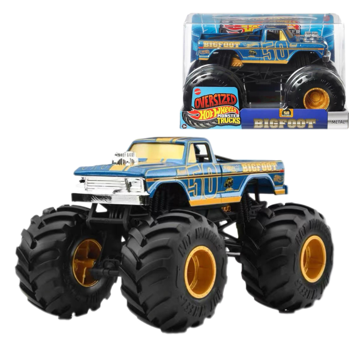 Hot Wheels Monster Trucks Bigf - Display Risers Set recensie en prijs
