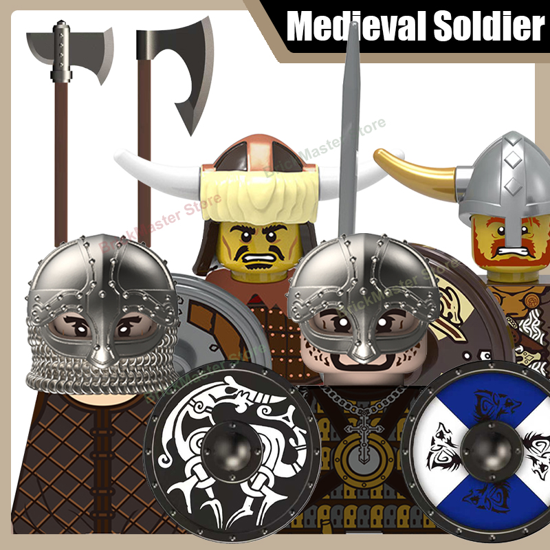 Middeleeuwse militaire Viking - Lego Minifigure Holder recensie en prijs