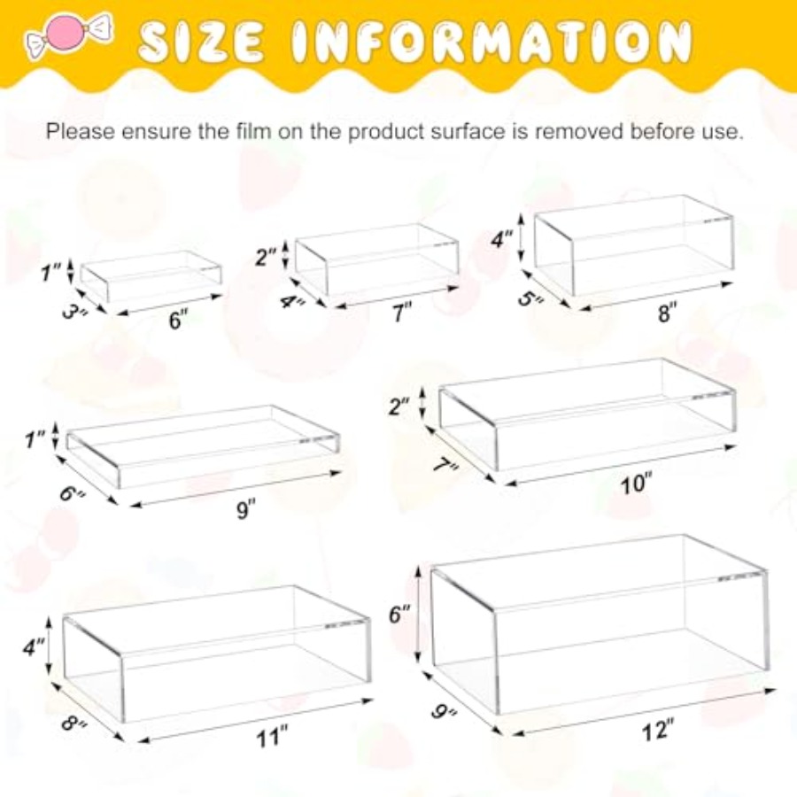 Catering desserttafel verhoger - Display Risers Set recensie en prijs