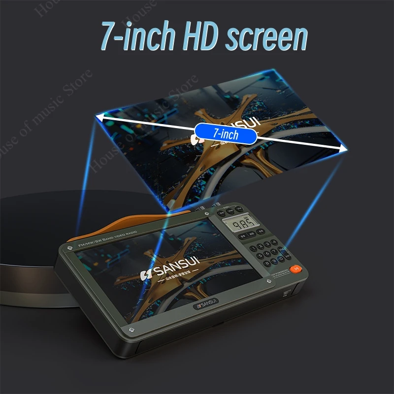 Sansui F50/F51 HD-scherm Video - Graded Card Display recensie en prijs