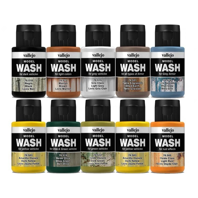 Vallejo 35ml Model Wash Weathe - Tamiya Model Paint Set recensie en prijs